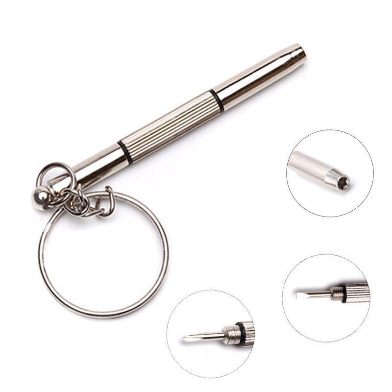Tua vít 3 trong 1 tiện dụng để sửa chữa mắt kính/mắt đồng hồ