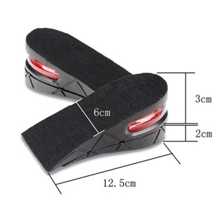 Lót gót tăng chiều cao có đệm khí loại nửa bạn (Loại cao cấp) LOTGIAYNUABAN