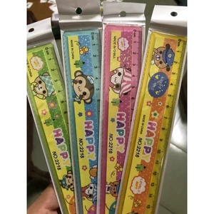 COMBO 3 Cây Thước Nhựa / Thước Kẻ Nhựa 18/ 20CM Kiểu Hình Dễ thương