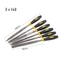 NOTE1 Gỗ Rasp Tập Tin Bộ Dụng Cụ Chế Biến Gỗ SquareHalf-Round Tập Tin Kim Mini Kim Loại Rasp Cho 6 Chiếc