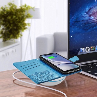 Case vivo 1901 1902 1903 1904 1906 y11 y12 y15 y17 Vỏ da sáng tạo hình con bướm sang trọng Ví chống sốc lật có dây buộc di động