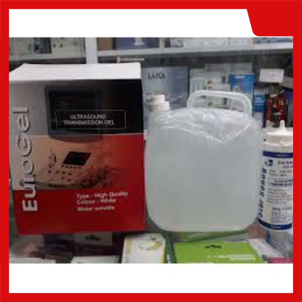[SALE] Gel triệt lông Siêu âm EUROGEL TRẮNG 5 LÍT [SALE]
