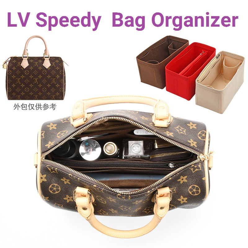 lót túi lv speedy 25 30 35 boston bag organizer insert Shopee