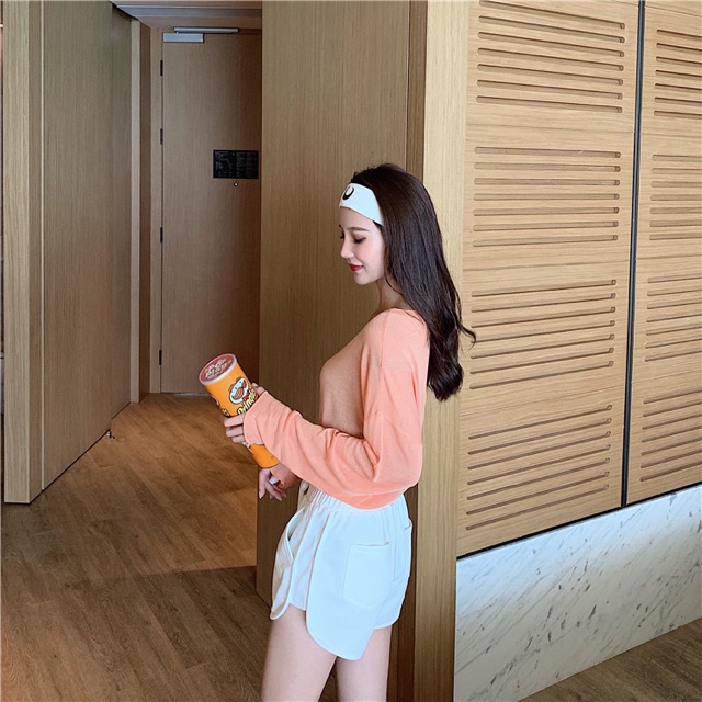 QUẦN ĐÙI THUN THỂ THAO COTTON MỊN MÁT -5 màu thái lan- chạy viền short nữ mua hè mặc nhà | BigBuy360 - bigbuy360.vn