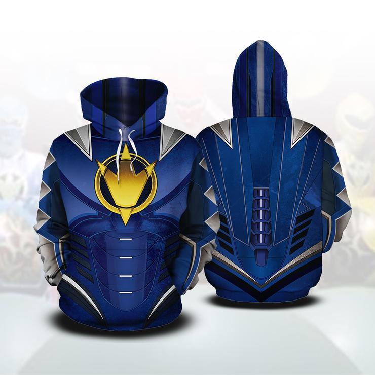 Áo Hoodie Super Sentai unisex Áo len thời trang Áo khoác ngoài in 3D