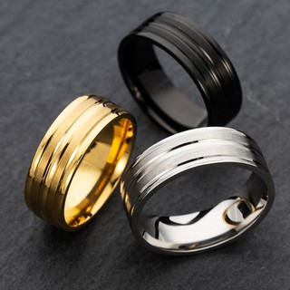 Nhẫn nam titanium bản to BHN81