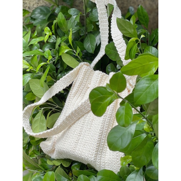 TÚI DÂY RÚT TRƠN ĐAN LEN HANDMADE | Shopee Việt Nam