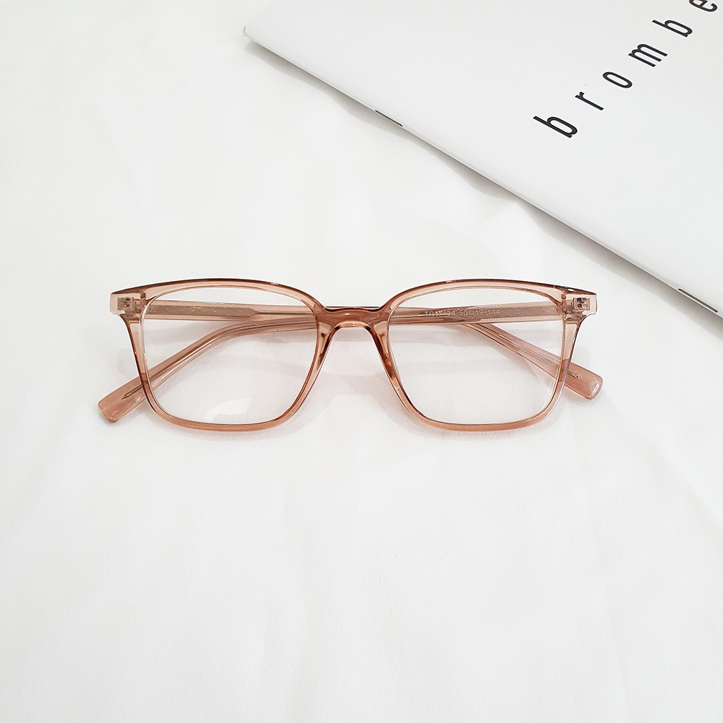 Ảnh Gọng kính cận nam nữ dáng vuông lõi thép bền nhẹ LANI 7110 - Lắp mắt cận theo yêu cầu 2