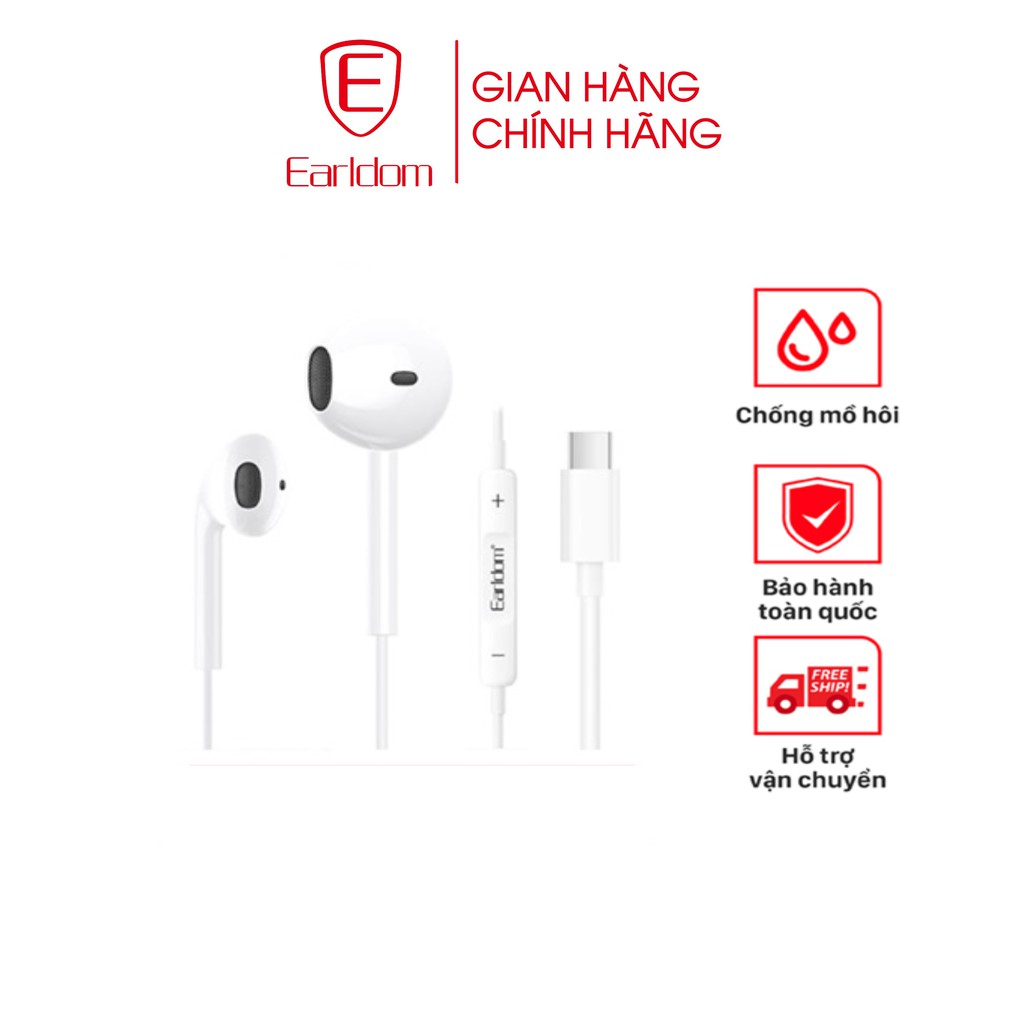Tai nghe có dây chân Type C Earldom E19 | Shopee Việt Nam
