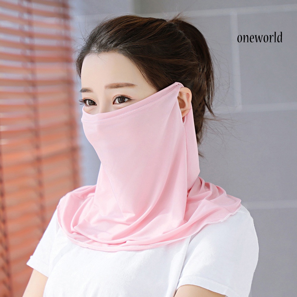Ow Nữ Thời Trang Miệng Cổ Chống Tia UV Chống Bụi Thoáng Khí Mặt Ngoài Trời