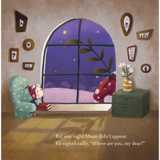 Sách tiếng Anh 3.	KII’S FIRST ADVENTURE: MOON MOON, WHERE ARE YOU - Giải thưởng sách tranh Ehomebooks