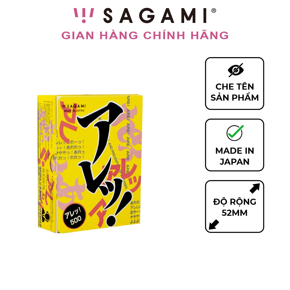 Ảnh Bao cao su Sagami Are Are - bcs có gai nhỏ - 01 Hộp 1