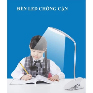 Đèn bàn học sinh chống cận có đế kẹp tiện dụng USB