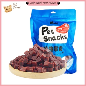 Bánh thưởng Masti cho thú cưng dạng dải thịt bò 500g (Thức ăn thưởng, đồ ăn nhẹ vị thịt bò cho chó mèo)