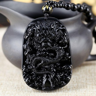 YONDR Khắc Cho Nam Thời Trang Nữ Dây Đá Đen Rồng Totem
