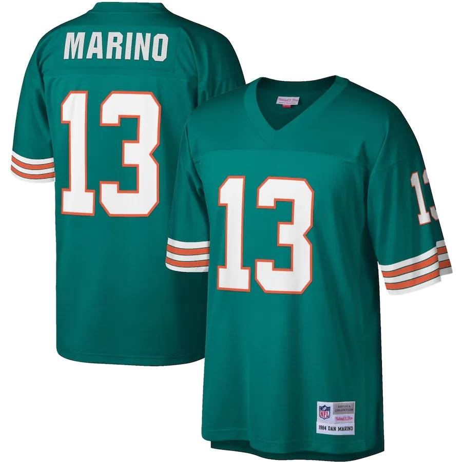 SY3 Miami Dolphins NFL Áo Bóng Đá Marion No.13 Áo Thun Thể Thao Phù Hợp Nhiều Kích Cỡ