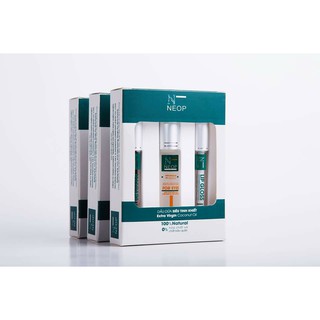 Bộ 3 sản phẩm Mascara, Lip Gloss, NEOP for Eyes chăm sóc Mắt, Mi, Môi