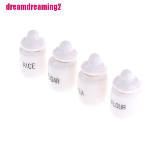 Bộ 4 lọ sứ trắng có nắp cho tỷ lệ trang trí nhà cửa