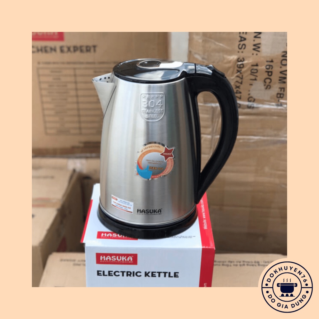 Ấm siêu tốc Hasuka HSK-277 CHÍNH HÃNG