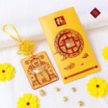 Bao Lì Xì Thần Tài Mạ Vàng Có Dây Treo May Mắn