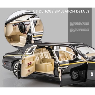 Mô hình xe ô tô rollsroyce-phantom-VIII tỷ lệ 1:24 bằng kim loại