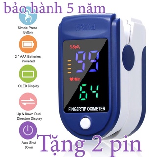 Máy đo nồng độ oxy Spo2 trong máu và nhịp tim dạng kẹp ngón tay LK87 đo tex nhanh chính xác