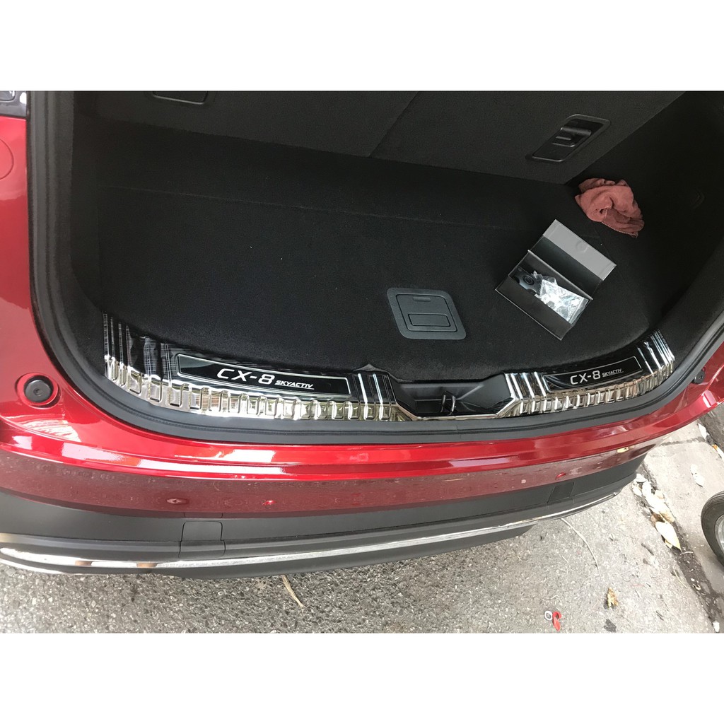 MAZDA CX8 - ỐP CHỐNG TRẦY CỐP TRONG VÀ NGOÀI TITAN THEO XE MAZDA CX8 2019-2020