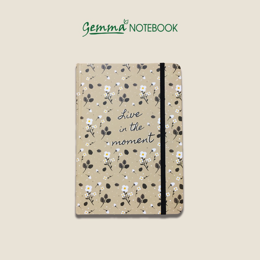 GEMMA NOTEBOOK - Sổ tay bìa cứng A5 - LIVE nâu | Shopee Việt Nam