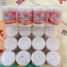 SỈ 12 HỘP TĂM BÔNG LẤY RÁY TAI(HỘP 180 CÂY NHỰA TRÒN)
