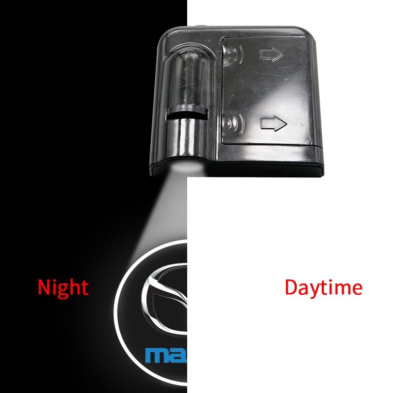 1 Đèn LED Chiếu Logo Chào Mừng Gắn Cửa Xe Hơi Mazda ATENZA Axela 5 6 323 626 RX-8 CX-6 CX-5 CX-4 MX-3 MX-5