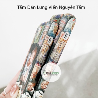 Tấm dán Skin Mặt Sau Nghệ Thuật Van Gogh FULL VIỀN Dành Cho 13ProMax 12ProMax 11ProMax X XS XR XSMAX - FukiShop