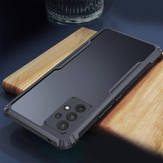 Ốp điện thoại acrylic+TPU trong suốt chống sốc cho Samsung Galaxy A26 A36 A56 A16 A06 A25 A35 A55 A15 A05 A05s A54 A34 A14 A73 A53 A33 A13 4G 5G A03 A03s A04 A04s A04e