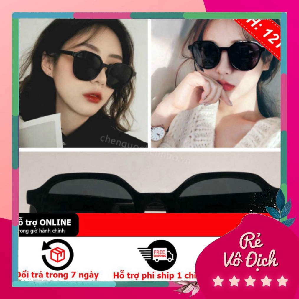 [CHÍNH HÃNG] Kính râm màu đen phong cách Retro cá tính Loại Xịn - Hot ...