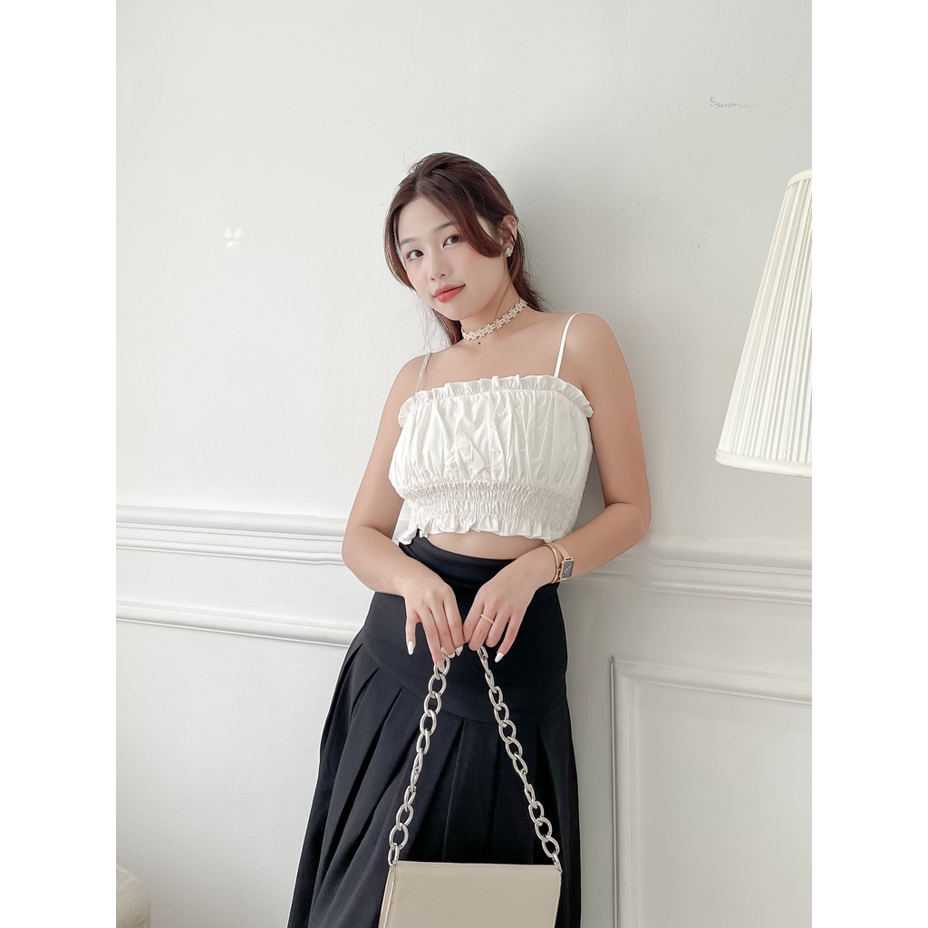 ÁO HAI DÂY CROPTOP CỘT DÂY SAU XINH XẮN - LYNN TOP