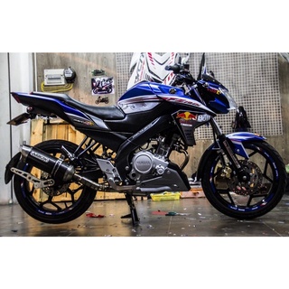 Tem Trùm FZ 150i xanh trắng chữ REDBULL,Team Decal FZ 150i xanh trắng chữ REDBULL