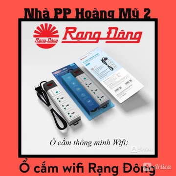 Ổ Cắm Thông Minh Rạng Đông OC02.WF 3m-5m - Ổ Cắm Wifi 2500W - Chức Năng Hẹn Giờ, Điều Khiển Từ Xa