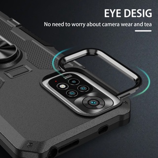 Dành cho Redmi Note 11 Pro / 10s / 10 Pro / 9T / 9s / 9 Pro Max / 9C / 9A / 10C / 10A / POCO M3 Vỏ Bảo Vệ Camera [Cấp Quân Sự] Giá Đỡ Nhẫn Chân Đế Vỏ Bảo Vệ Chống Sốc