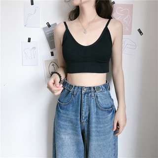 Áo Bra Len Tăm Khoét Lưng Chữ U - Kèm Mút Đệm Mỏng King Shop B-367