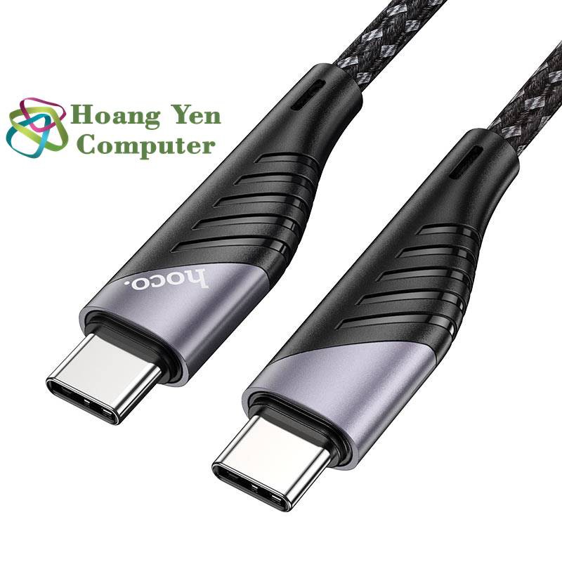 Cáp Sạc Nhanh 60W Hoco U95 TYPE C to TYPE C Dài 1.2M - BH 6 Tháng 1 đổi 1 (MÀU SẮC NGẪU NHIÊN) - Hoàng Yến Computer