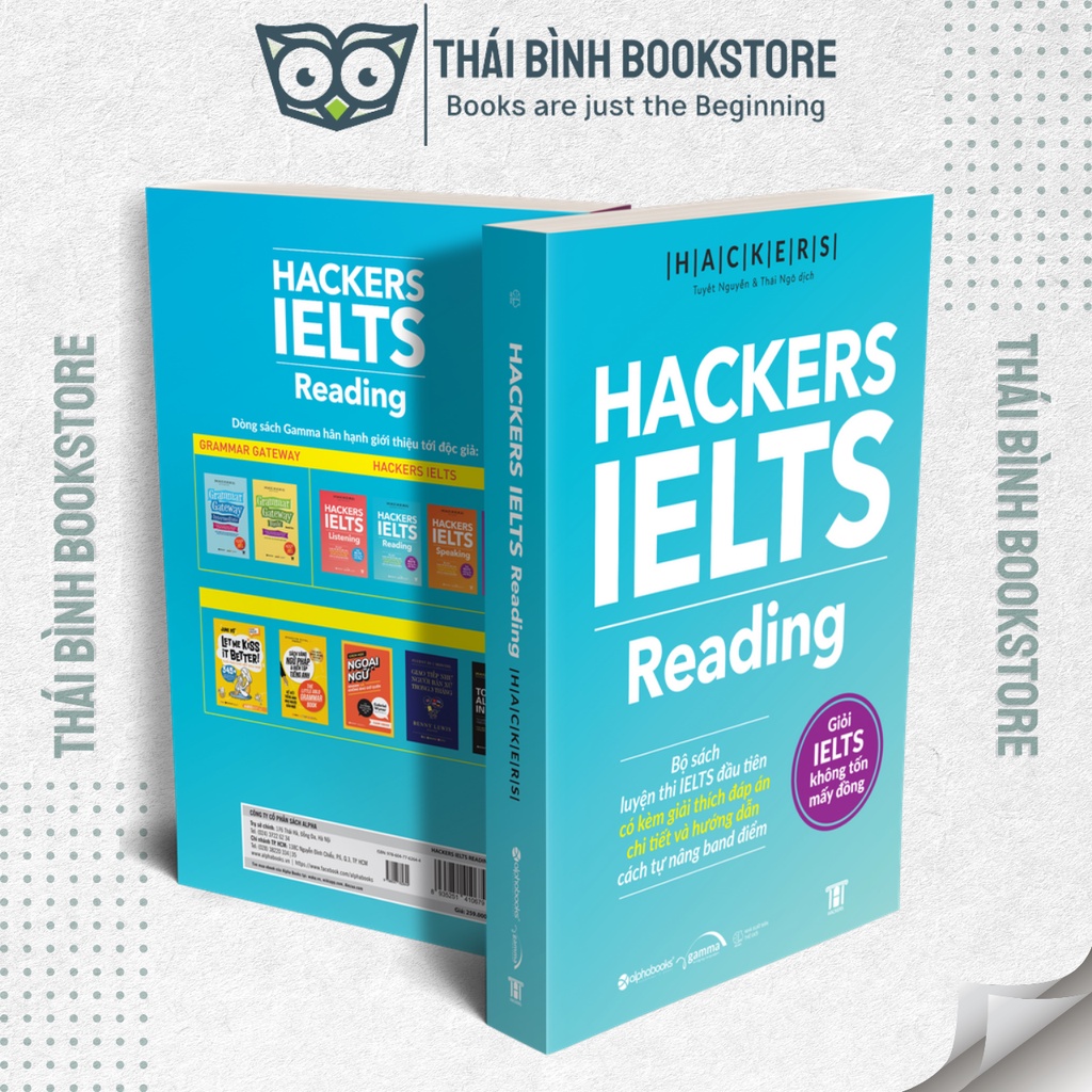 Sách Hacker IELTS Reading Viện ngôn ngữ Hackers | Shopee Việt Nam