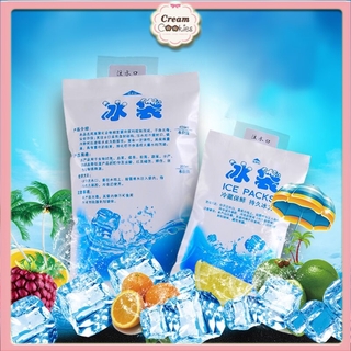 Túi Đá Khô Giữ Lạnh/Túi Đá Gel Bảo Quản Hàng 600ml Tái Sử Dụng Nhiều Lần Tiện Lợi