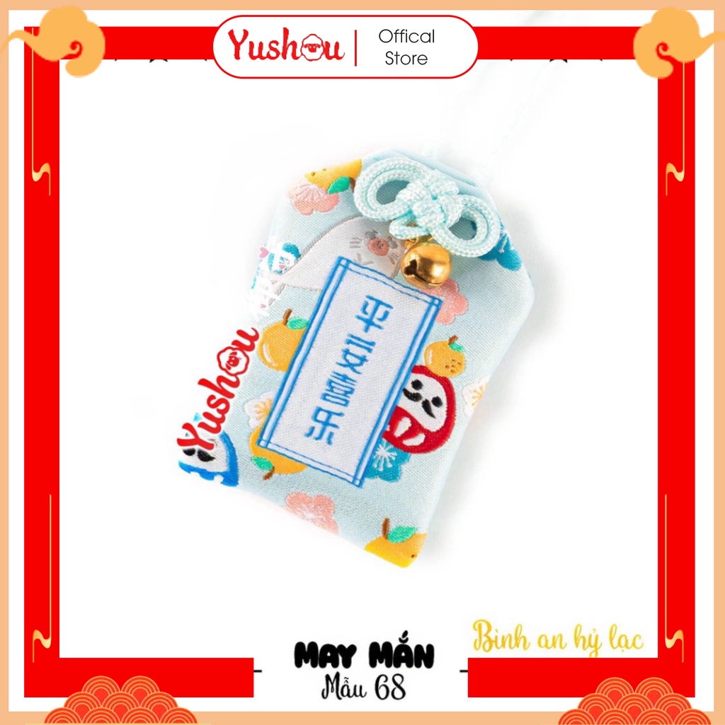 Túi Phước Yushou May Mắn - Mẫu 68 - Bình An Hỷ Lạc, Có sẵn, Quà tặng ý nghĩa.