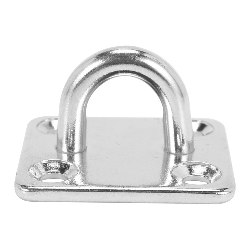 Set 2 móc treo võng gắn tường hình chữ U bằng thép không gỉ