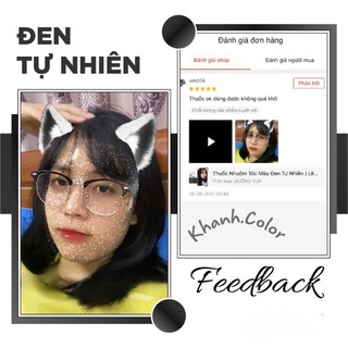 Thuốc Nhuộm Tóc Màu Đen Tự  Nhiên | Đen Tuyền | Lên Từ Mọi Nền Tóc 100G- Khanh.Color