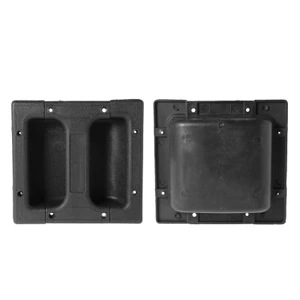 Niki Trượt Barn Tay Nắm Cửa Loa Âm Tay Cầm Âm Hình Chữ Nhật Phẳng Trượt Cửa Kéo Cho Đàn Guitar Amp Tủ