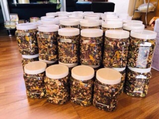 [Duy nhất ngày 11/11] 1kg trà hoa ngũ cốc HandMade, tặng kèm 1 chai thủy tinh đựng nước trà
