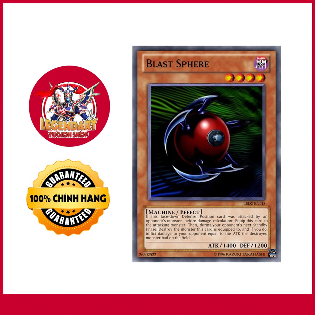 Th Bi Yugioh Chnh Hng] Blast Sphere | Shopee Vit Nam