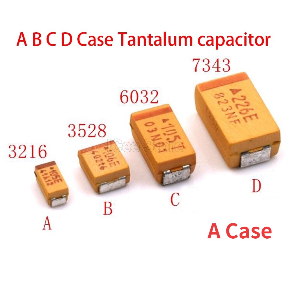 Set 10 Tụ Điện 3216 6.3V 10V 16V 25V 35V 0.1UF 2.2UF 4.7UF 10UF 22UF ...