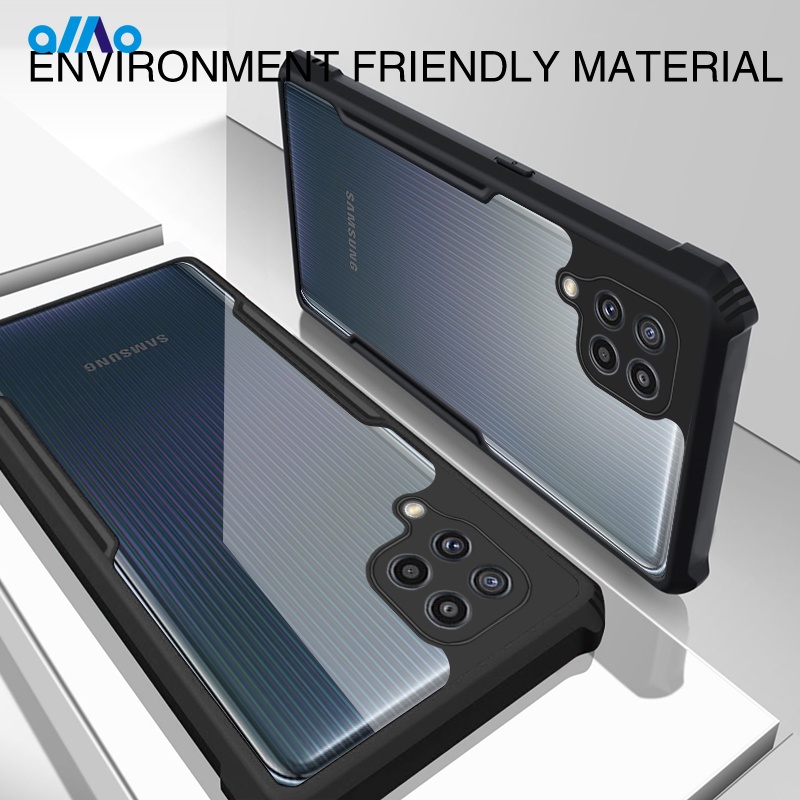 Ốp điện thoại mỏng bảo vệ camera thích hợp cho Samsung Galaxy M32 M32 A12 A22 A32 4g 5g A52 A72