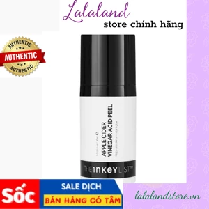Dấm táo peel da chống lão hoá ngăn ngừa mụn, se khít lcl, kiềm dầu The Inkey List Apple Cider Vinegar Acid Peel 30ml